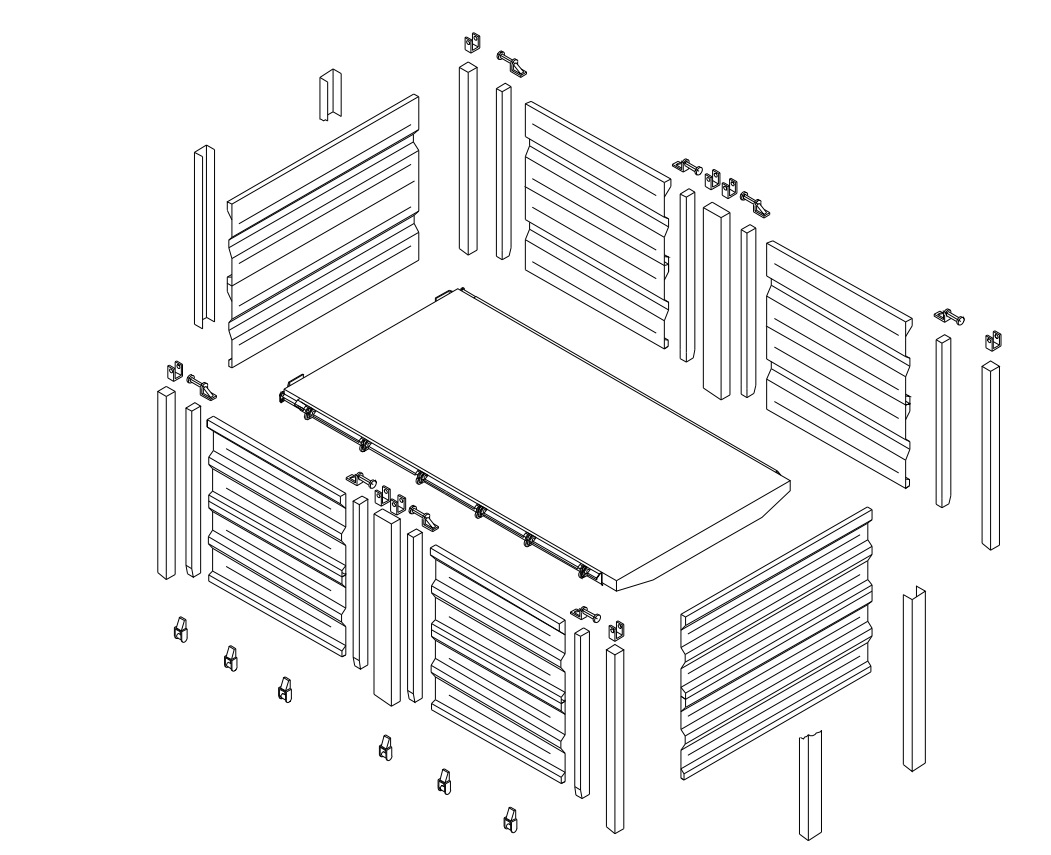 Mittelrunge-2 Umrüstsatz für HW 80