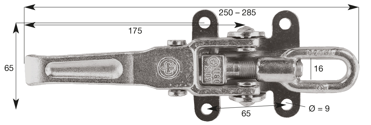 20265_250x65 Exzenterverschluss, Größe 3, Hestal 6043