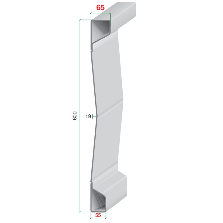7551556814a4a36a1c Grundbordwand Hardox 4,0 mm
