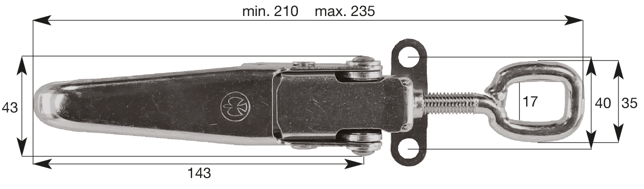 20268_210x43 Exzenterverschluss, Größe 1