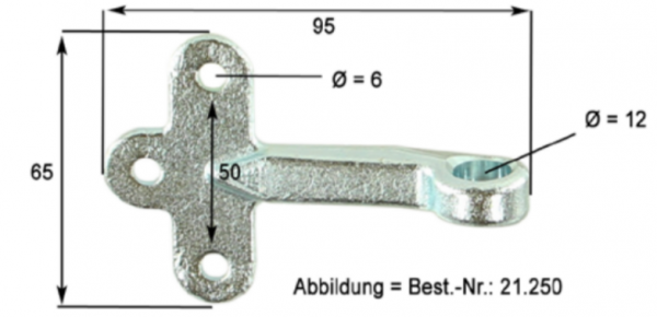 Schraubösen verzinkt