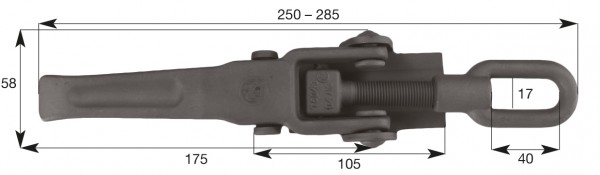 Exzenterverschluss 6043 S Hestal Größe 3