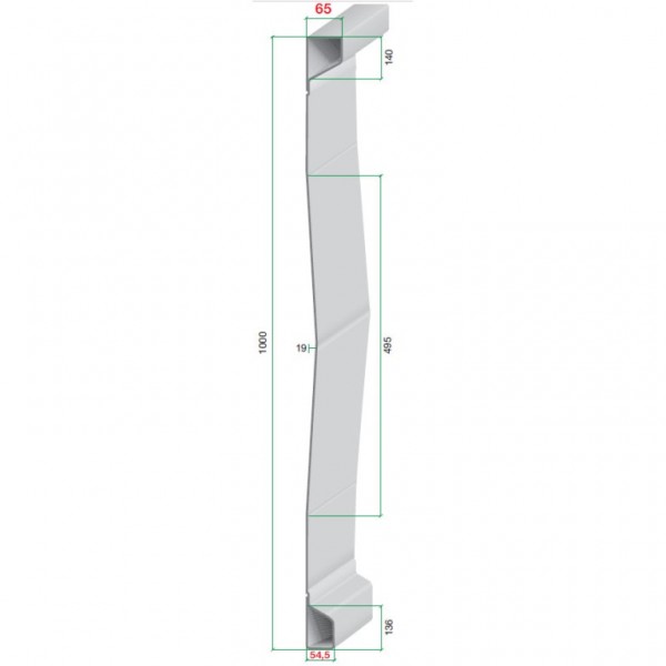 Grundbordwand Hardox 4,0 mm