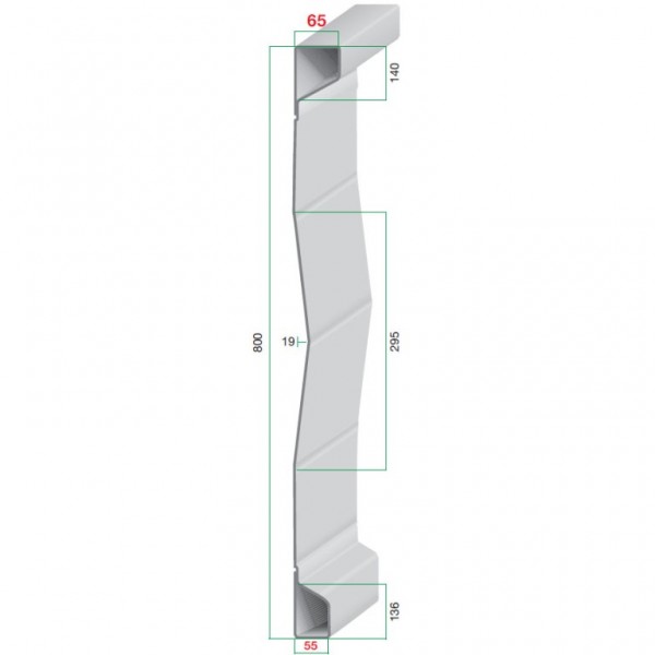 Grundbordwand Hardox 4,0 mm